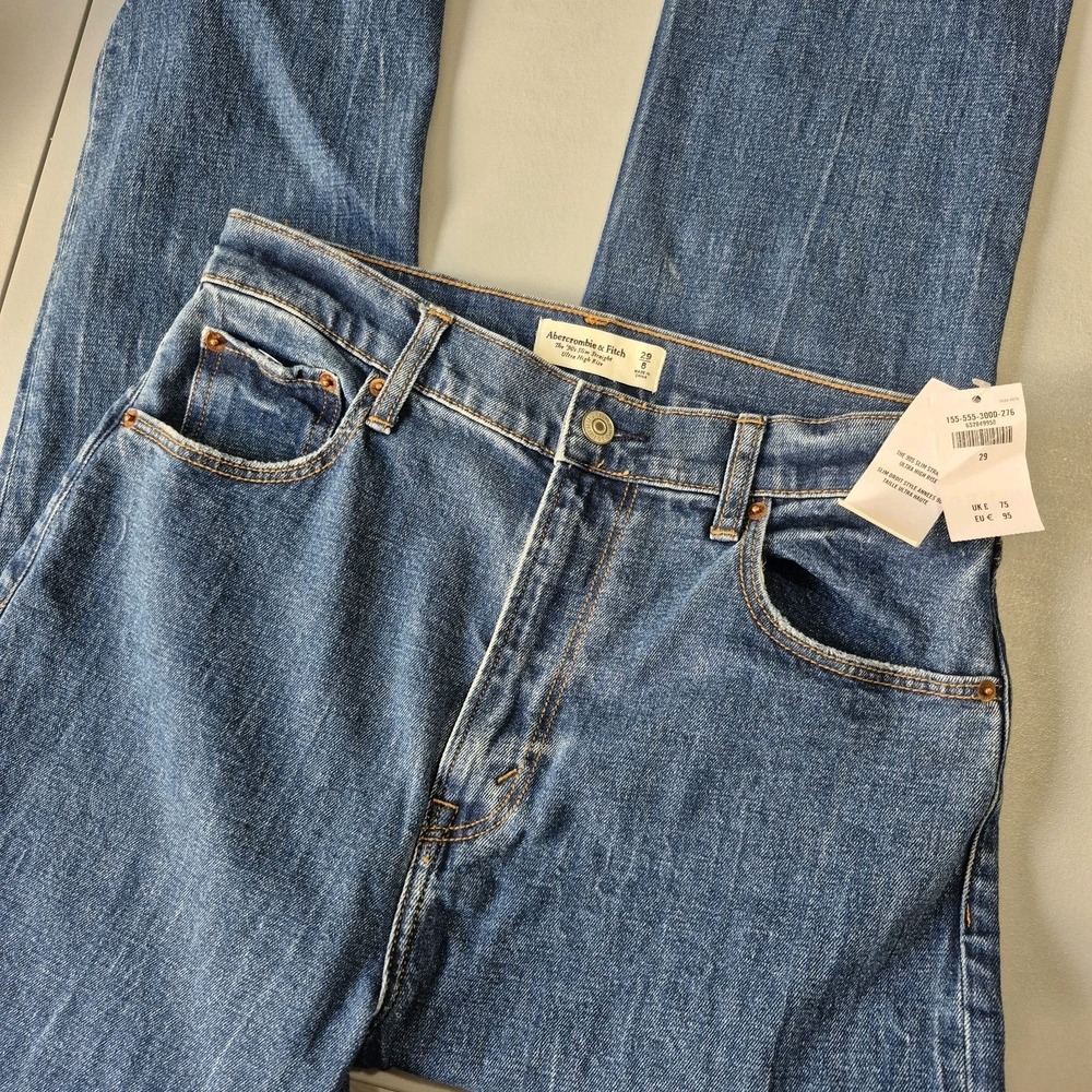 Abercrombie Fitch Jeans Womens 29/8 Curve Love 90s Slim Straight Ultra High Rise